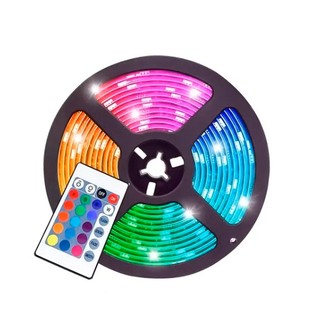 Tira Led Rgb 2835 Con Control | Dolphincel